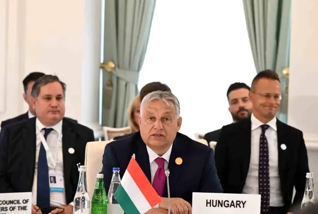 Macaristan Başbakanı Viktor Orban, Türk Devletleri Teşkilatı Zirvesi'nde konuştu