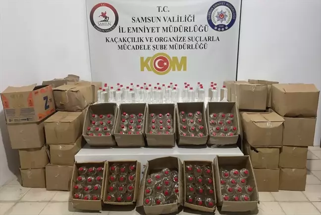 Samsun'da Kaçakçılık Operasyonunda 706 Litre Etil Alkol Ele Geçirildi