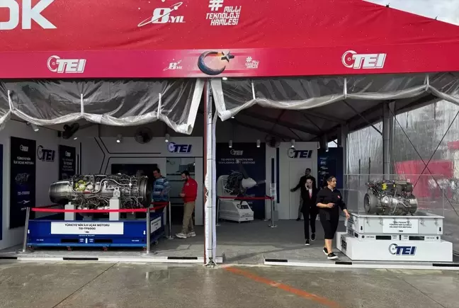 TEKNOFEST'te TUSAŞ Motor Sanayii AŞ Havacılık Motorlarını Tanıtıyor