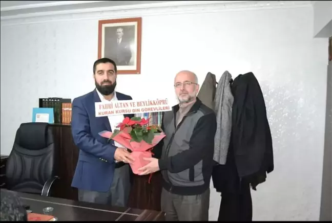 Kur'an Kursu Görevlilerinden Müftü Güler'e Hayırlı Olsun Ziyareti