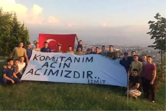 İzmitli Askerler: Komutanım Acın Acımızdır
