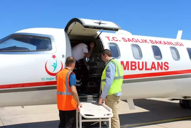 Ambulans uçaklar 9 yılda 13 bin 237 hasta taşıdı