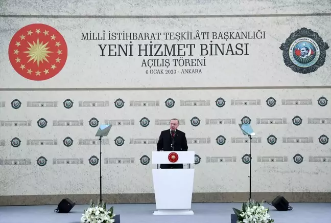 Erdoğan, MİT'in yeni hizmet binası