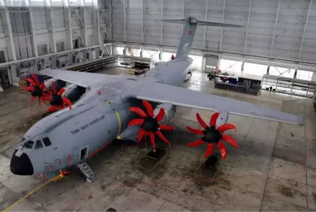 A400M nakliye uçaklarının bakım ve onarım çalışmaları İspanya ve Almanya dışında sadece Kayseri'de yapılıyor