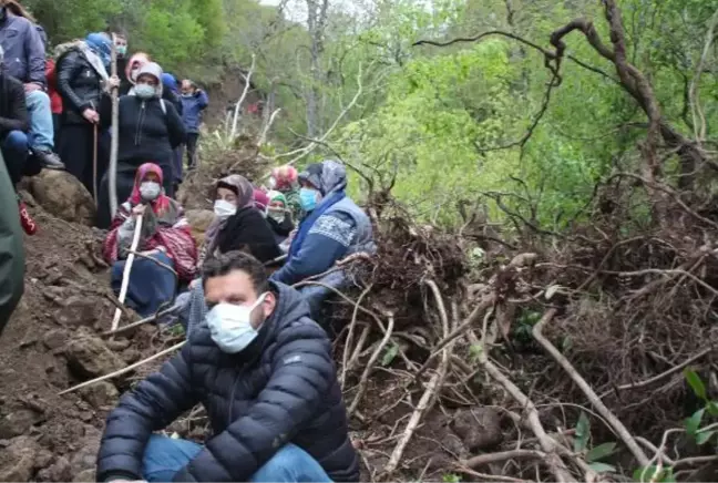 RİZE'DE TAŞ OCAĞI GERGİNLİĞİ SÜRÜYOR