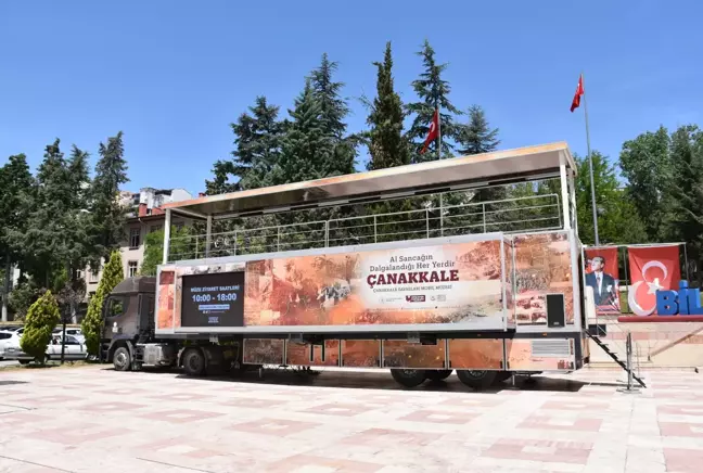 Çanakkale Savaşları Mobil Müzesi Bilecik'te ziyarete açıldı