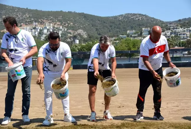 Bodrum İlçe Stadı'nın zemini doğal çim oluyor