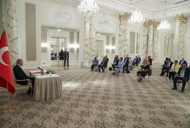 Son dakika haberleri: Cumhurbaşkanı Erdoğan, Azerbaycan'da gazetecilerin sorularını yanıtladı: (1)