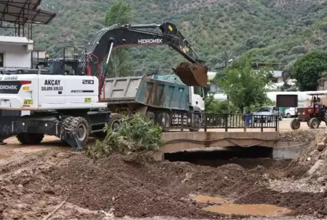 Nazilli'de sel sonrası hasar tespiti