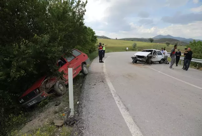 Çubuk'ta trafik kazası: 5 yaralı