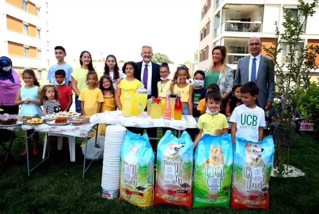 Çocuklar sokak hayvanları için seferber olmuştu... Başkan Erdem o çocuklara sürpriz yaptı