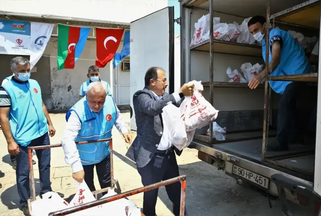 Türkiye'den Azerbaycan'a kurban yardımı