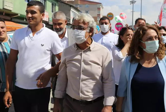 HDP Eş Genel Başkanı Sancar, partililerle bir araya geldi