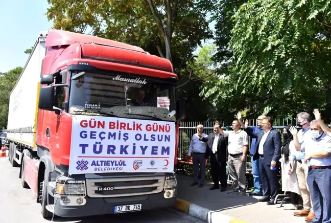 Altıeylül'den afet bölgesine yardım eli