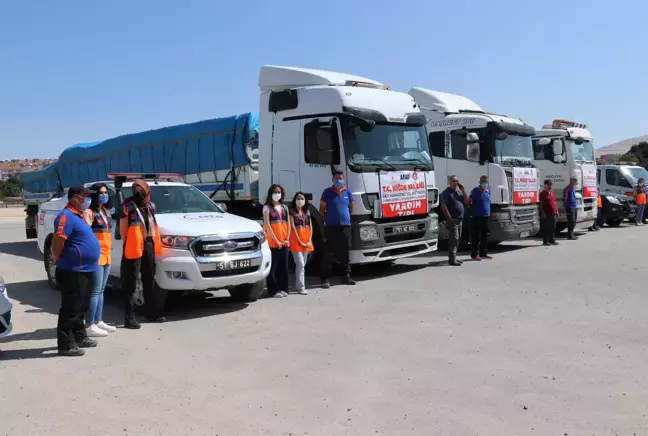 Kastamonu'ya afetzedeler için 3 tır yardım malzemesi gönderildi