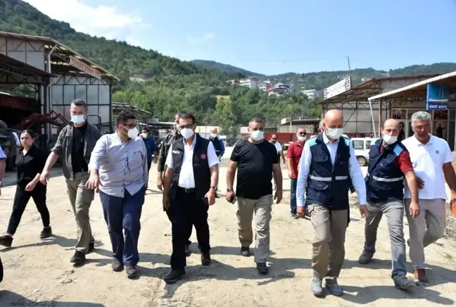 Enerji ve Tabii Kaynaklar Bakanı Dönmez, Ayancık ilçesinde incelemelerde bulundu