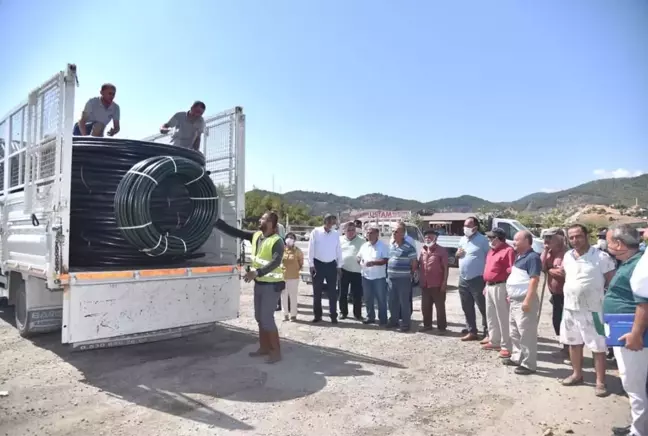 Anamur Belediyesinden orman yangınında zarar gören üreticilere destek