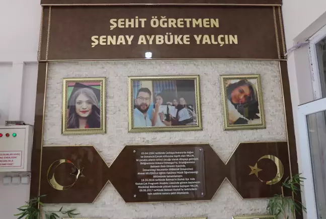 Son dakika haber | Şehit öğretmen Şenay Aybüke Yalçın görev yaptığı okulda anıldı