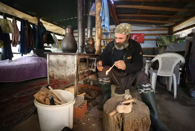 BALIKESİR - İstanbul'da iş stresinden bunalan mühendis Kazdağları'nda 