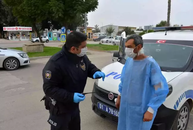 Bıçaklanan yaralı hastaneden kaçtı, hasta önlüğüyle yakalandı