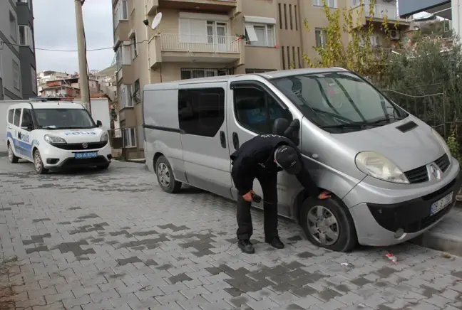 Söke'de park halindeki 17 aracın lastiği patlatıldı