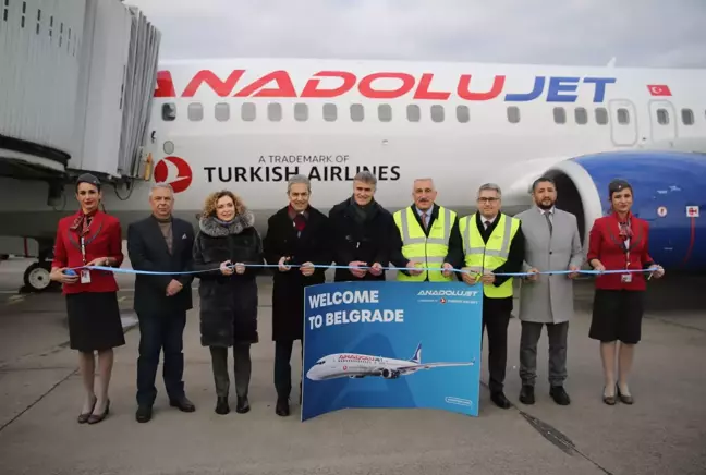 AnadoluJet'in Belgrad-Ankara uçuşları başladı