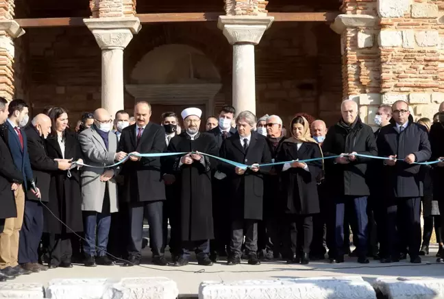 Enez Ayasofya Camisi'nin açılış töreni yapıldı