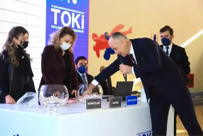 TOKİ konutları için kura çekildi