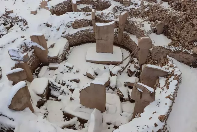 Göbeklitepe beyaza büründü