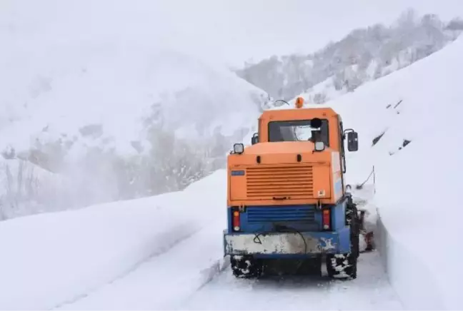 BİTLİS'TE TİPİYE RAĞMEN YOL AÇMA ÇALIŞMASI