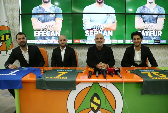 SPOR Alanyaspor, Efecan, Tayfur ve Serkan ile sözleşme uzattı