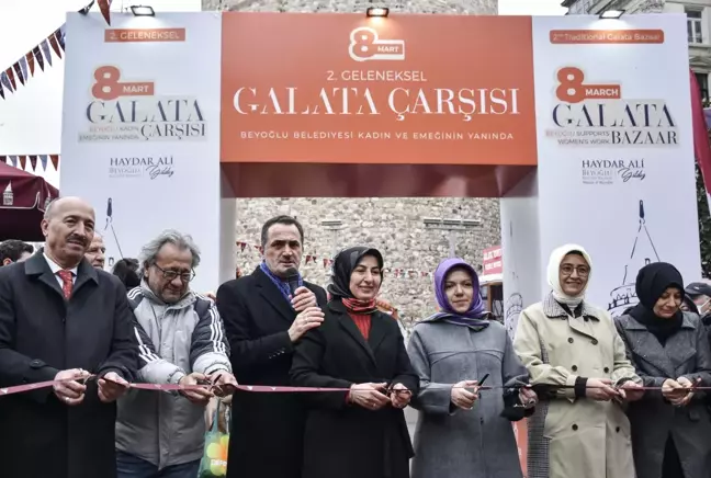 Kadınların hünerlerini sergilediği 8 Mart Galata Çarşısı Beyoğlu'nda açıldı