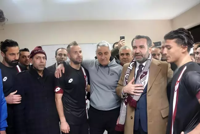 Başkan Şerifoğulları, Elazığspor'u Kahta'da yalnız bırakmadı