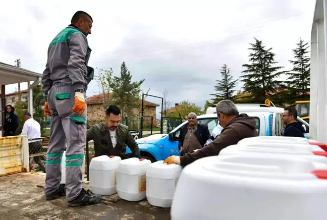 Ankara Büyükşehir Çiftçilere Sıvı Gübre Desteğini Bayram Öncesi Tamamlandı