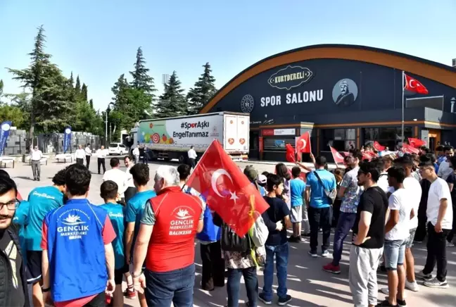 Cumhurbaşkanlığı Spor tırı Balıkesir'de