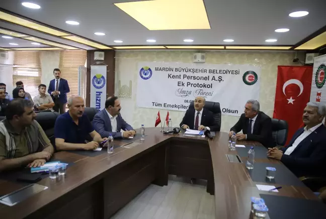 Son dakika haberleri... Mardin Büyükşehir Belediyesi'nden çalışanlara net 2 bin lira zam