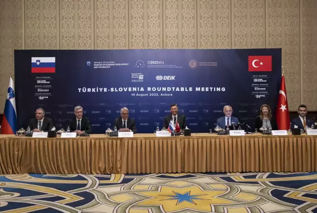 Slovenya Cumhurbaşkanı Pahor, Türkiye-Slovenya Yuvarlak Masa Toplantısı'nda konuştu