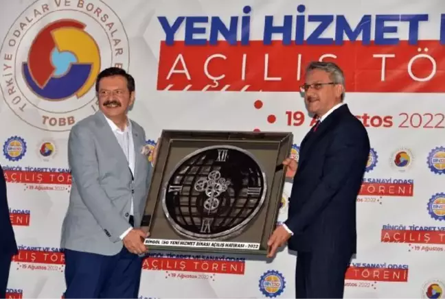 Bingöl ekonomi haberi: TOBB Başkanı Hisarcıklıoğlu, Bingöl Ticaret ve Sanayi Odası hizmet binasının açılışında konuştu Açıklaması