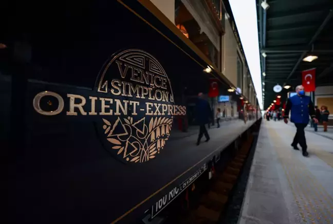 Tarihi Orient Express treni İstanbul'a ulaştı