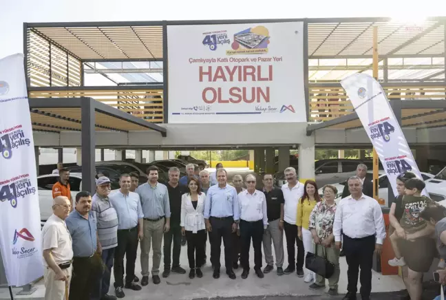 Vahap Seçer, Çamlıyayla Katlı Otopark ve Pazar Yeri'nin Açılışını Gerçekleştirdi