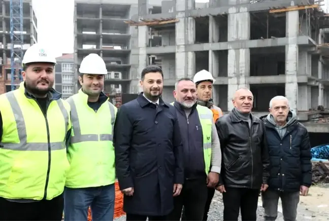 Kağıthane'de kentsel dönüşüm projesinde binalar yükselmeye başladı