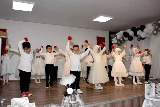 Kırıkkale Bahşılı'da 4-6 yaş gurubu Kur'an kursu mezuniyet töreni düzenlendi