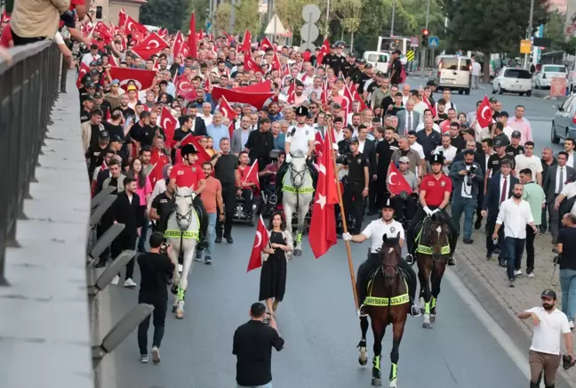 Kayseri'de '15 Temmuz Milletin Zaferi Yürüyüşü' ve anma etkinlikleri yapıldı