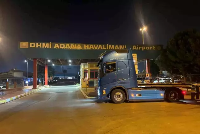 Adana Havalimanı'ndaki TGS'ye ait araçlar Çukurova Uluslararası Havalimanı'na taşınıyor