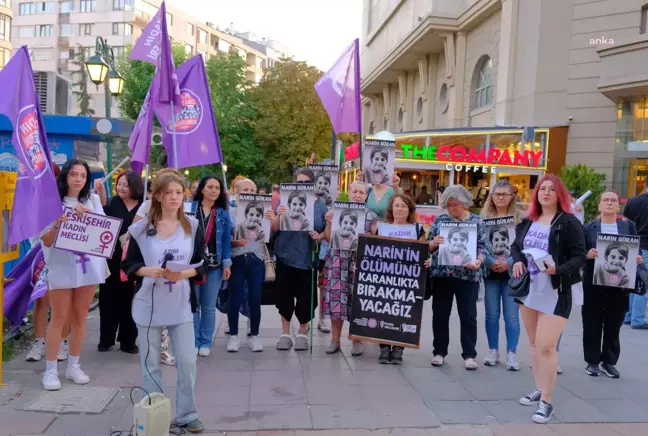 Eskişehir Kadın Meclisleri, Narin Güran için basın açıklaması yaptı