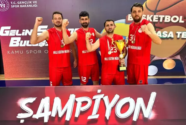 Mersin Milli Eğitim Müdürlüğü Basketbol Takımı Türkiye İkincisi Oldu