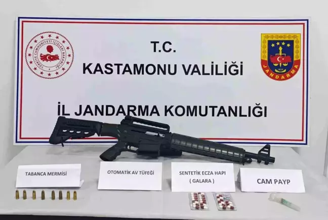 Kastamonu'da Uyuşturucu ve Silah Operasyonu: 4 Gözaltı