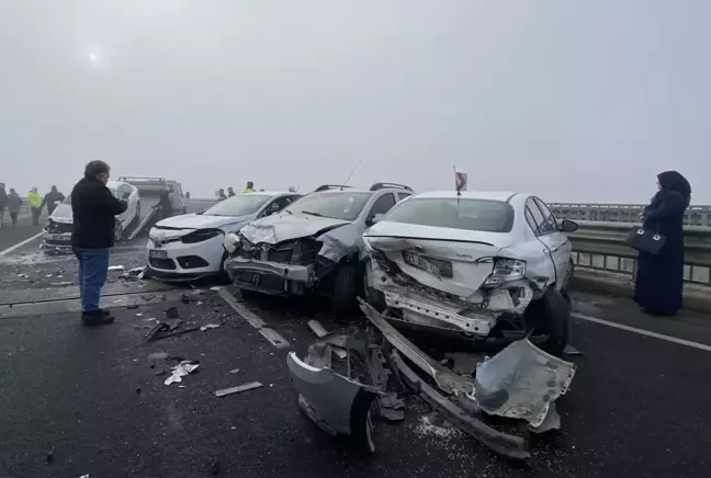 Diyarbakır'da 13 araç birbirine girdi! Çok sayıda yaralı var