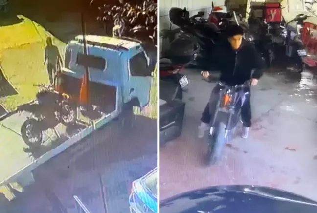 Yediemin'e çekilen motosikletini çaldı