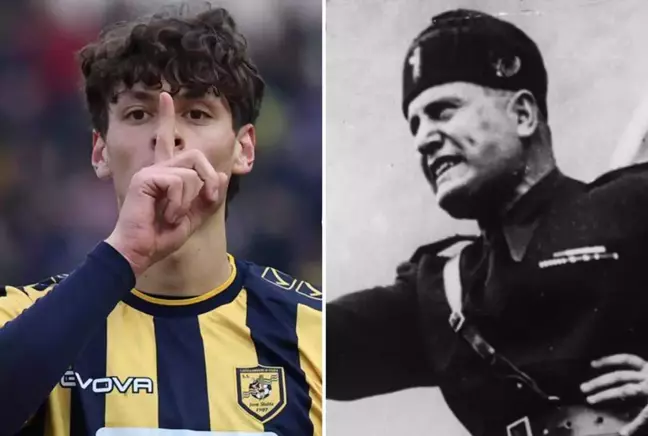 Diktatör Mussolini'nin futbolcu torunu İtalya'yı karıştırdı